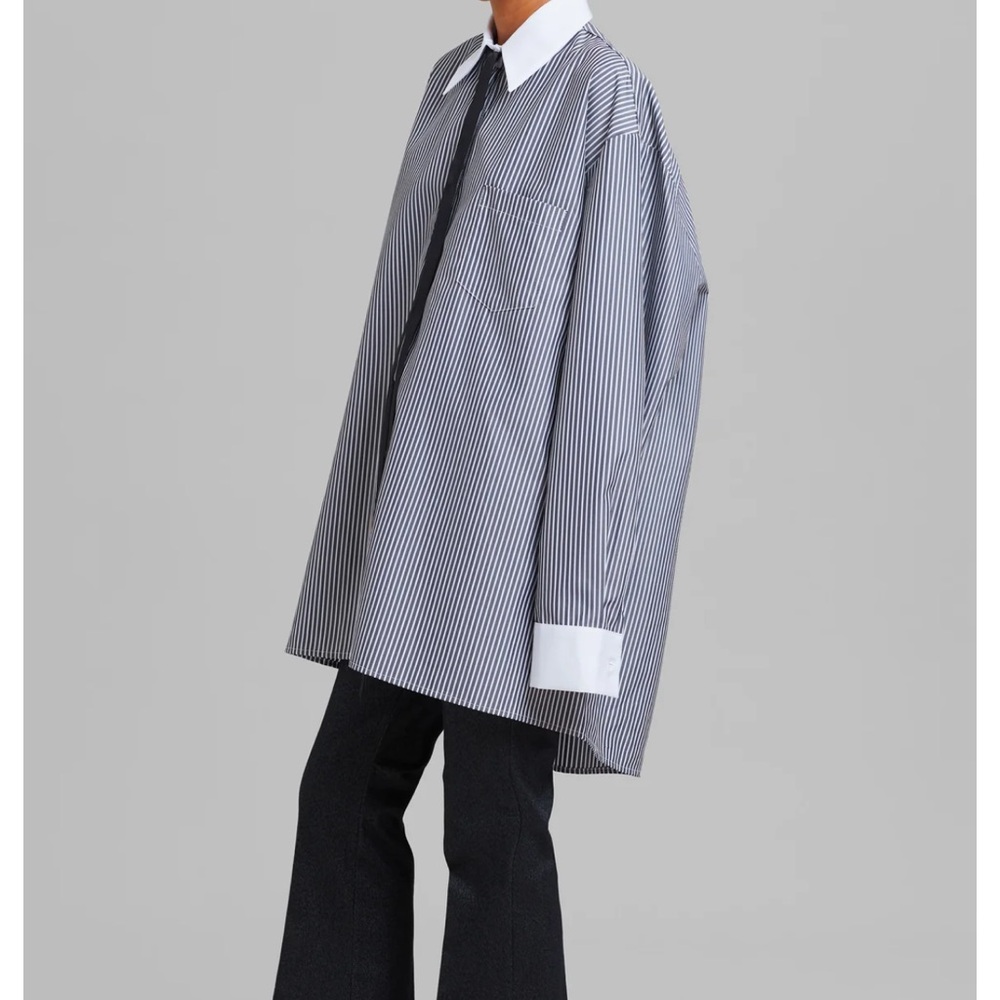 The Frankie Shop Jany Tie Neck Shirt